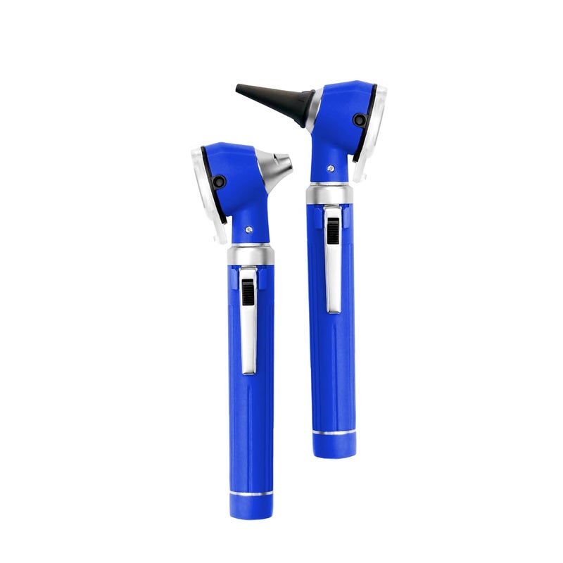 MeddSight Otoscope with Light, Fibre Optic Ear Scope for Kids & Adults, 3X Zoom Magnifying Glass, LED Ear Infection Checker with 10 Disposable Specula, Nylon Case, 6 Colors Medical Grade (Blue Color) - Image 2